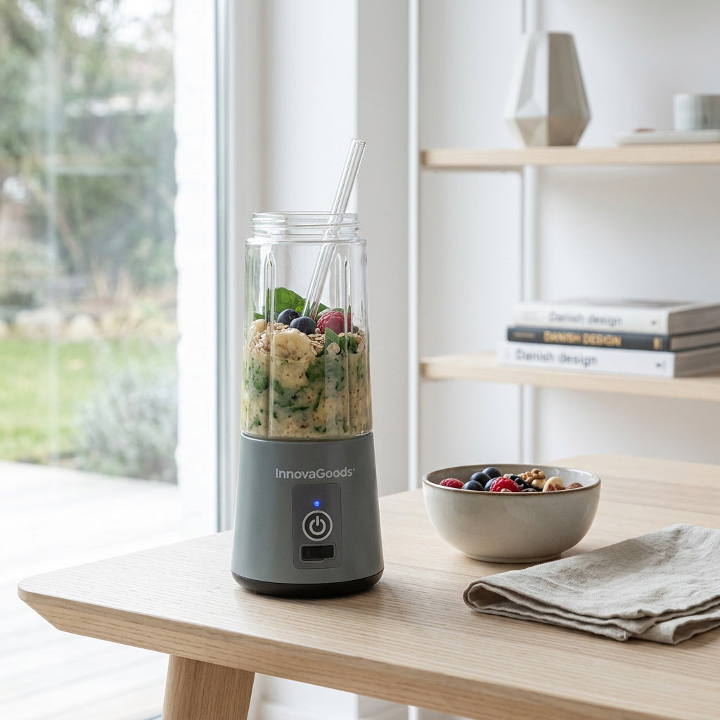 Genopladelig blender
